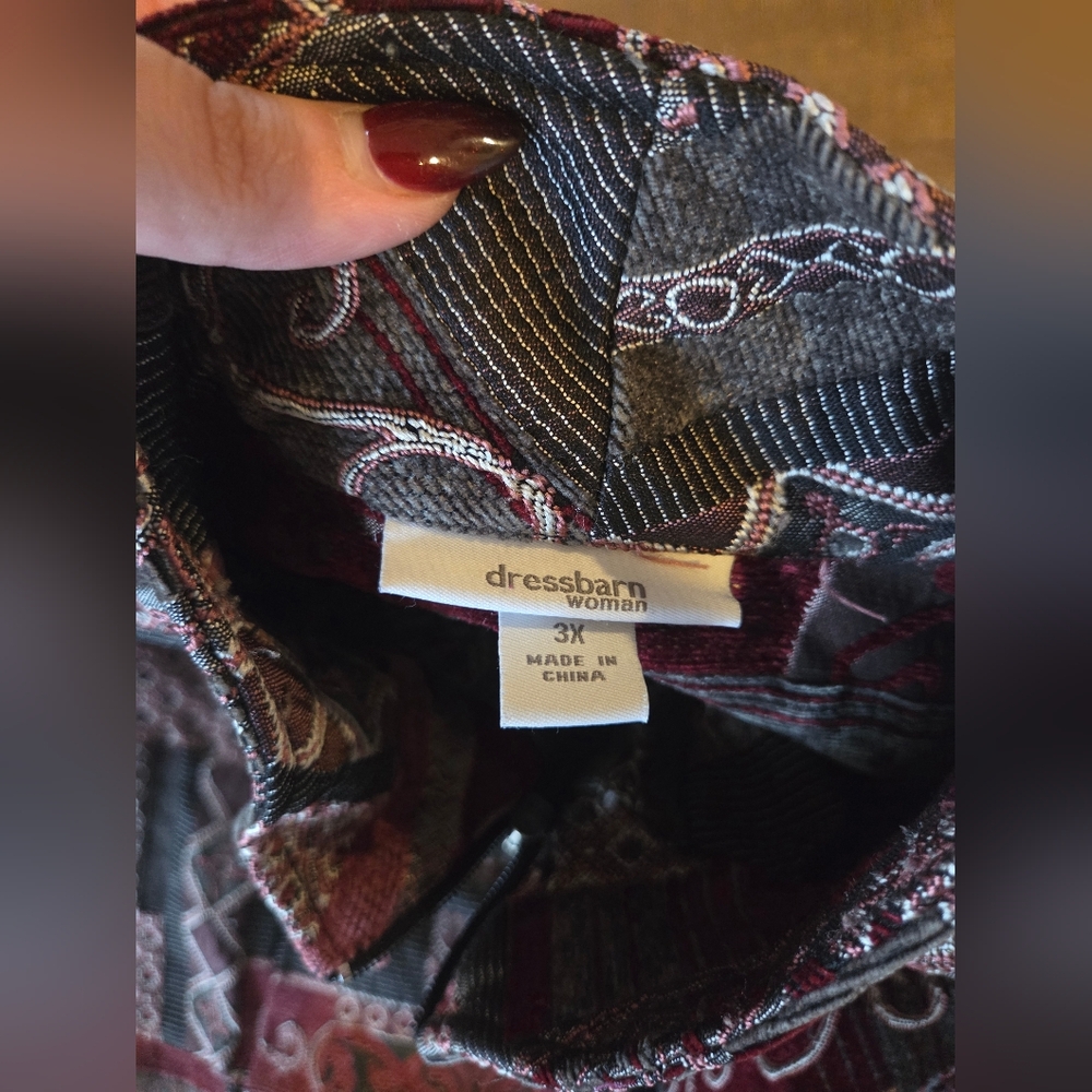 Dressbarn Multicolor Patchwork Jacket - image 3